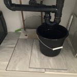 Kitchen sink plumbing complete
