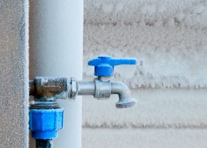 Frozen Tap and pipes